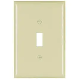 Ivory 1-Toggle Oversize Wall Plate 1