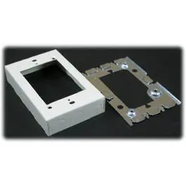 Ivory Metal Outlet Extension Box 1