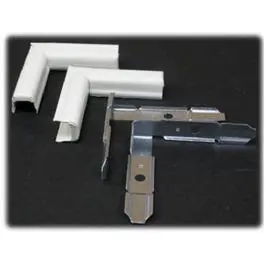 Ivory Metal Twist Elbow Wiremold 1