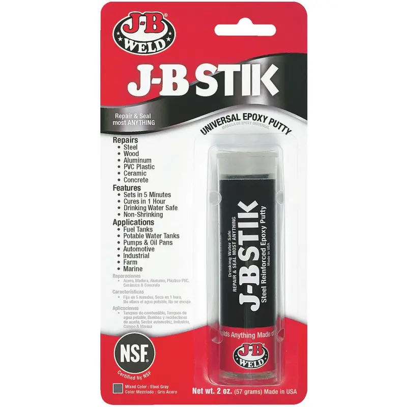 J-B Weld Steelstik 2 Oz. Gray Epoxy Putty 1