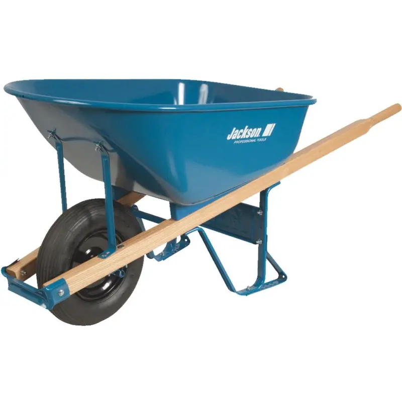 Jackson 6 Cu. Ft. Steel Wheelbarrow 1