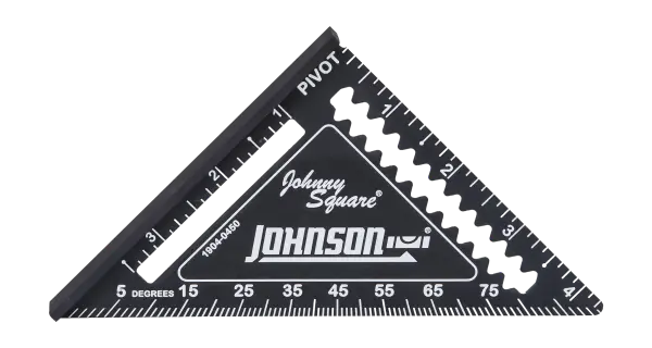 Johnson Level 4.5" Johnny Square® Professional Easy-Read™ Finish Square 1