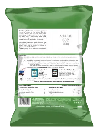 Jonathan Green Black Beauty® Shady Nooks Grass Seed 2