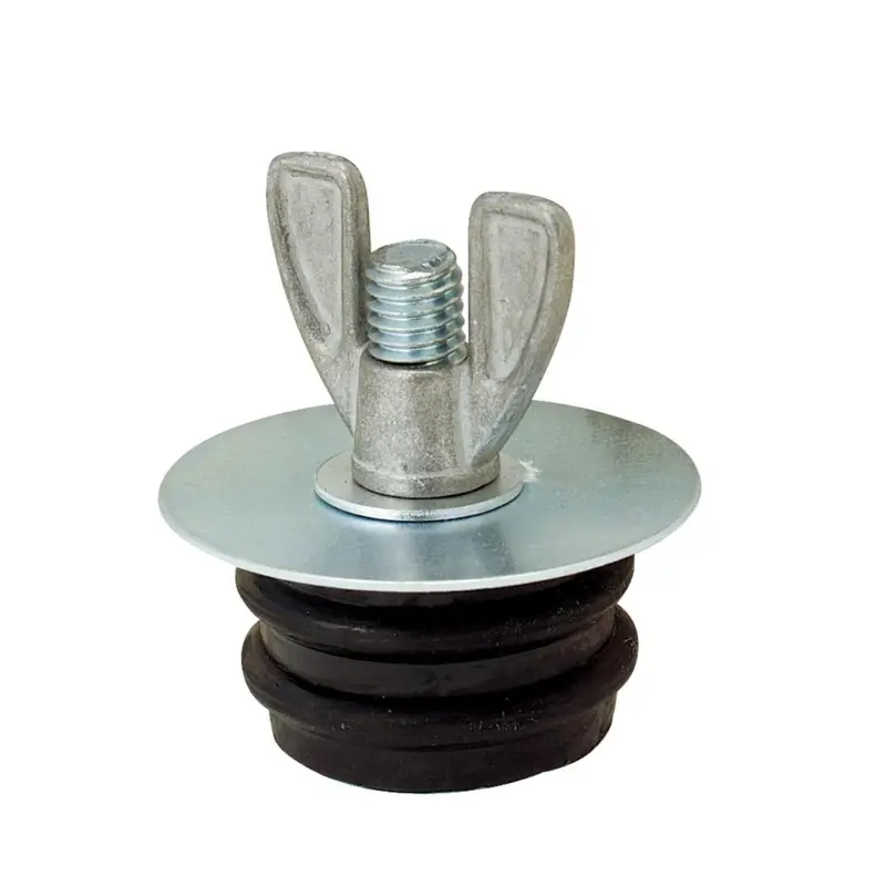 Jones Stephens 1-1/2 In. Ips Galvanized Steel Sewer And Drain Test Plug 1