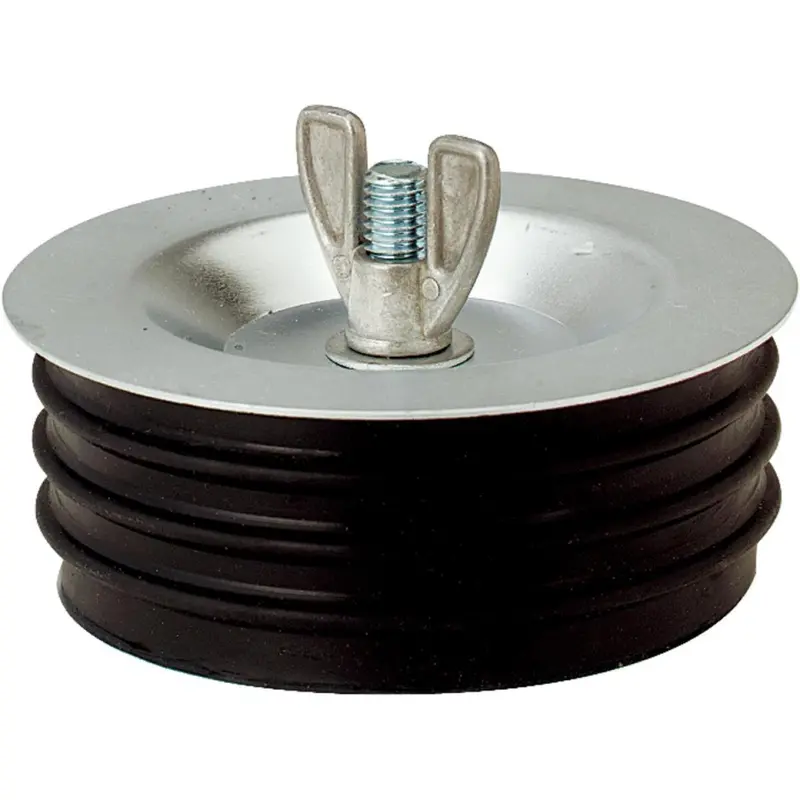 Jones Stephens 4 In. Ips Galvanized Steel Sewer And Drain Test Plug 1