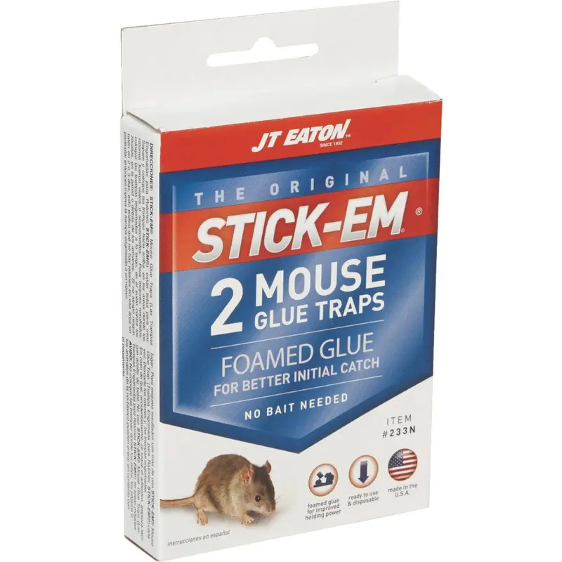 Jt Eaton Stick-Em Glue Mouse Trap (2-Pack) 1