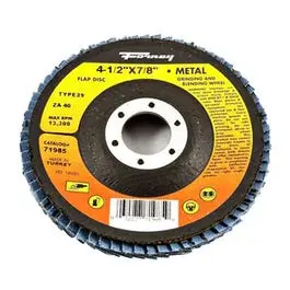 Jumbo Blue Zirconia Flap Disc, Type 29, 40-Grit, 4.5-In. 1