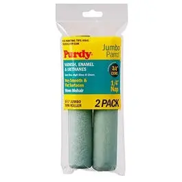 Jumbo Mini Roller Cover, Parrot, 6-1/2 X 1/4-In., 2-Pk. 1