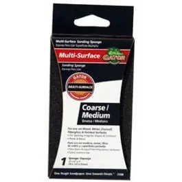 Jumbo Sanding Sponge, Coarse/Medium, 36/60-Grit, 3 X 5-In. 1