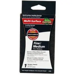 Jumbo Sanding Sponge, Fine/Medium, 100/60 Grit, 3 X 5-In. 1