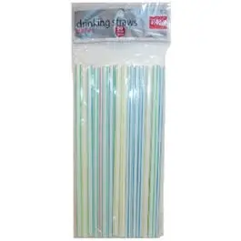 Jumbo Straws, Spiral Striped, 50-Ct. 1