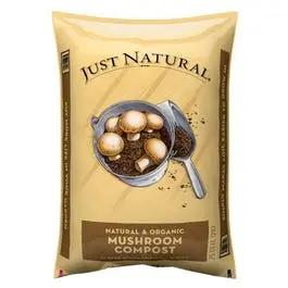 Just Natural Mushroom Compost, .75-Cu. Ft. 1