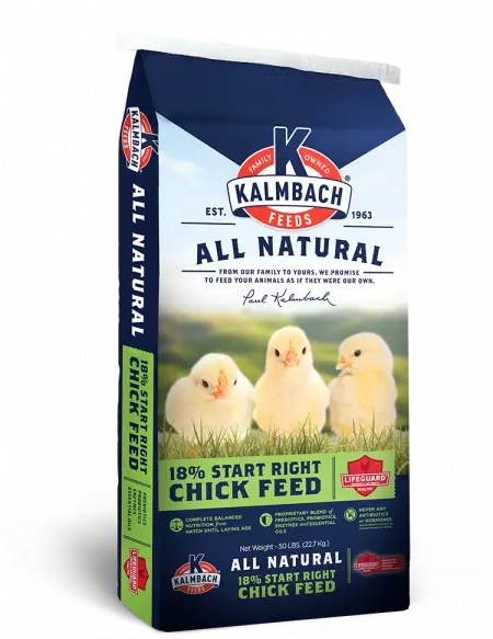 Kalmbach 18% Start Right® Chick Feed (Non-Medicated) 1