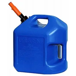 Kerosene Gas Can, Blue Polyethylene, 5-Gallons 1