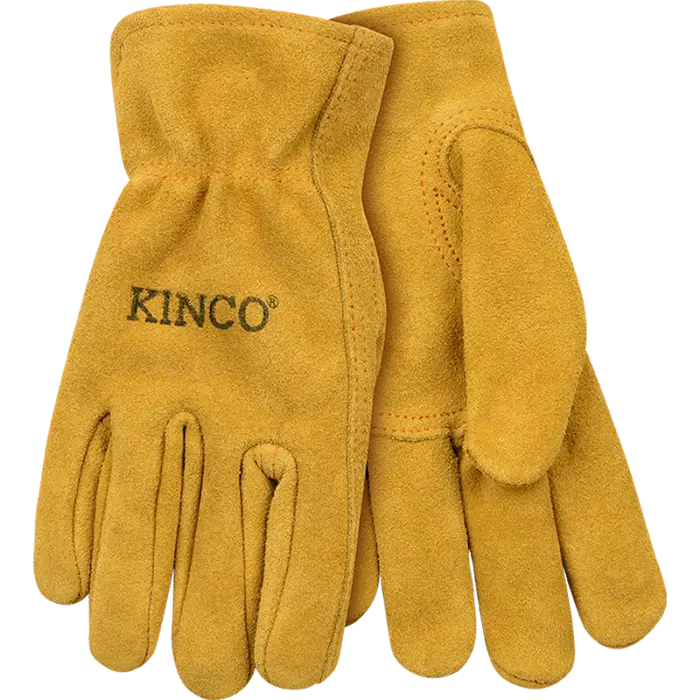 Kinco Kids' Suede Cowhide Driver 1