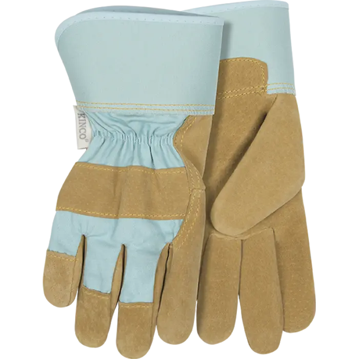 Kinco Women's Suede Pigskin Palm With Safety Cuff 1