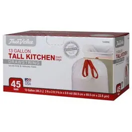 Kitchen Trash Bags, 45-Ct. 13-Gal. 1