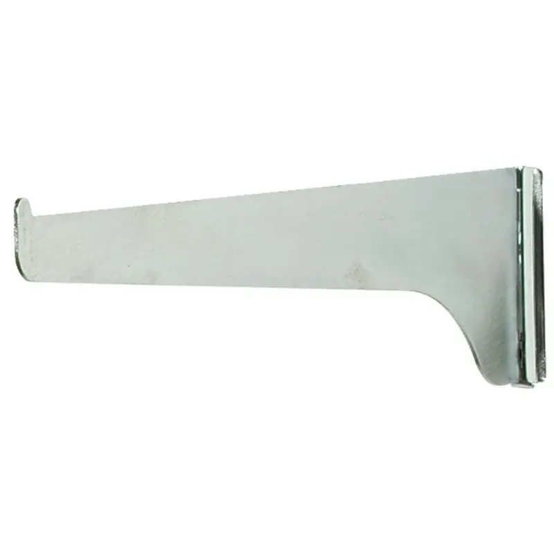 Knape & Vogt 180 Series 10 In. Anochrome Steel Regular-Duty Single-Slot Shelf Bracket 1