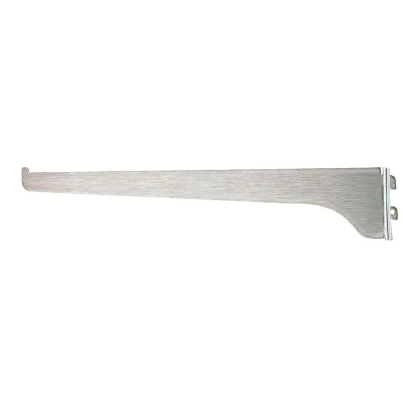 Knape & Vogt 180 Series 12 In. Anochrome Steel Regular-Duty Single-Slot Shelf Bracket 1