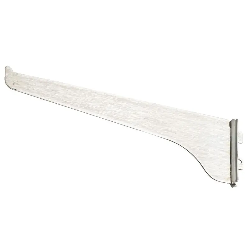 Knape & Vogt 180 Series 8 In. Anochrome Steel Regular-Duty Single-Slot Shelf Bracket 1