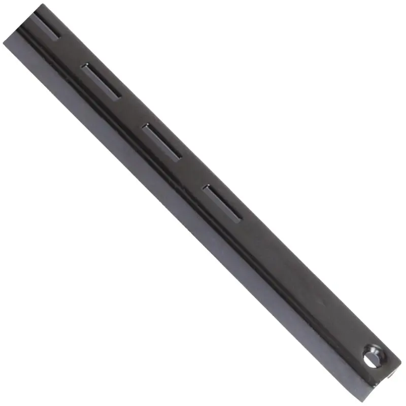 Knape & Vogt 80 Series 72 In. Black Steel Adjustable Shelf Standard 1