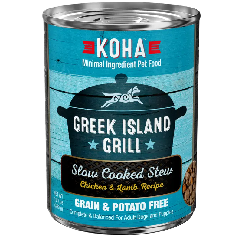 Koha Greek Island Grill Slow Cooked Stew Chicken And Lamb For Dogs 1