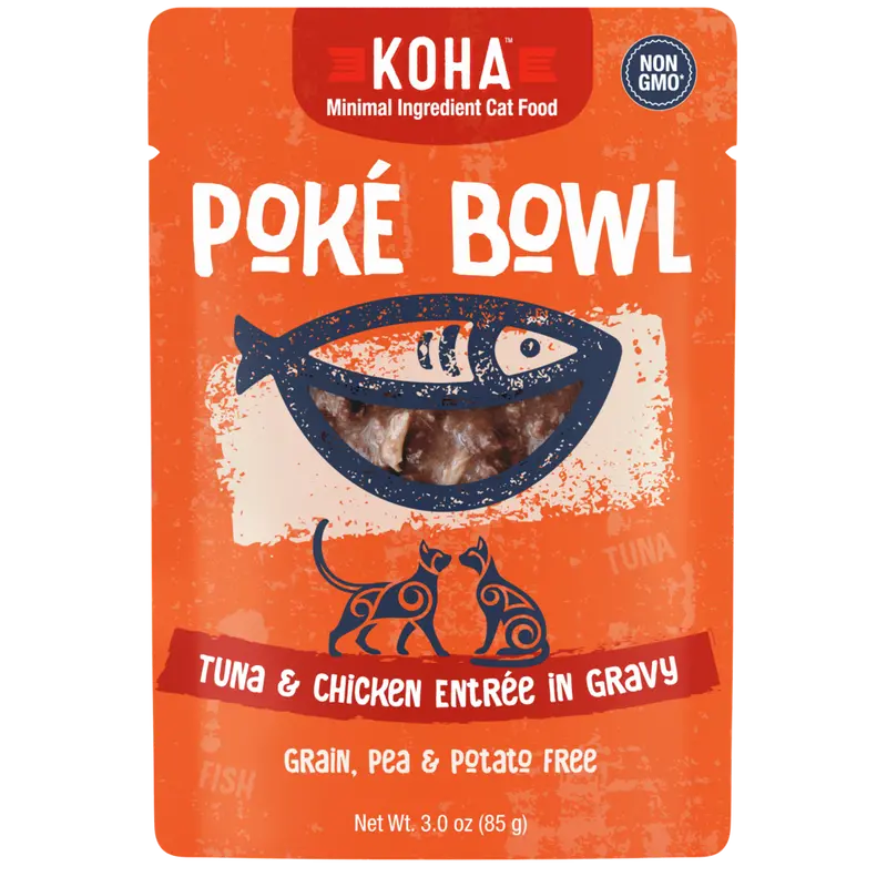 Koha Poké Bowl Tuna & Chicken Entrée In Gravy For Cats 1