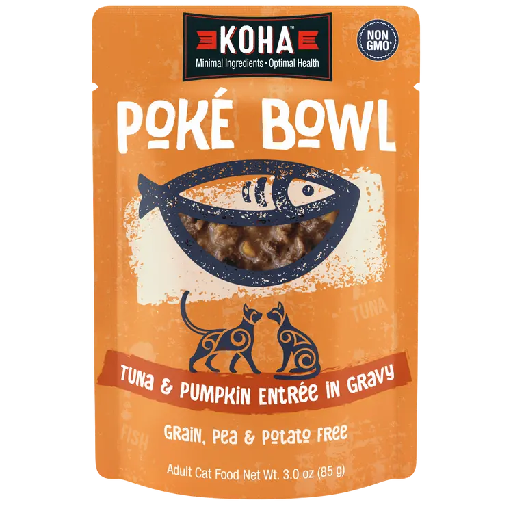 Koha Poké Bowl Tuna & Pumpkin Entrée In Gravy For Cats 1