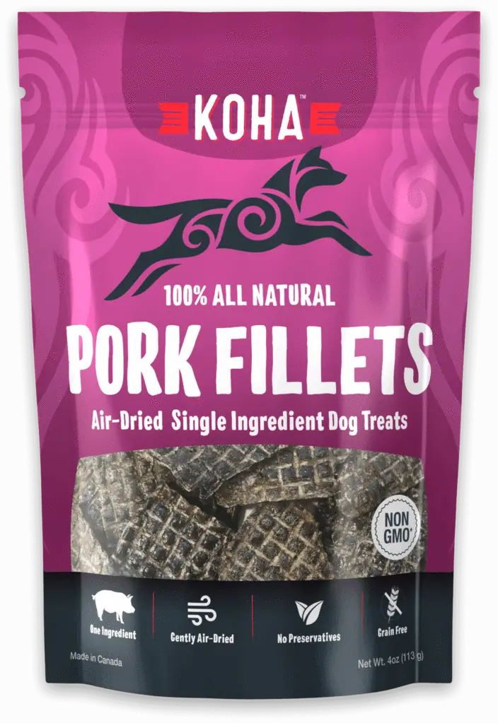 Koha Pork Strips All Natural Treats 1