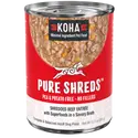 Koha Pure Shreds Shredded Beef Entrée For Dogs 1