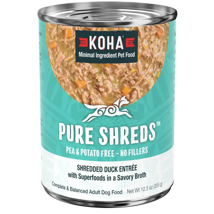 Koha Pure Shreds Shredded Duck Entrée For Dogs 1