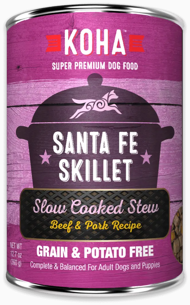Koha Santa Fe Skillet Slow Cooked Stew Beef & Pork Recipe For Dogs 1