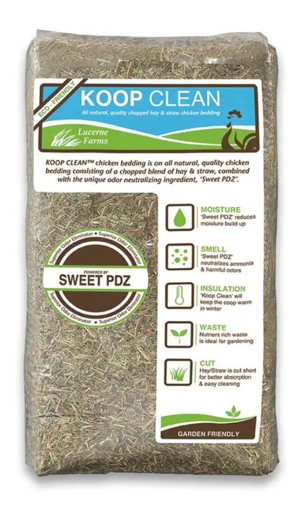 Koop Clean Poultry Bedding With Sweet Pdz, Bale 1