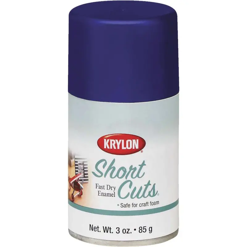 Krylon Short Cuts 3 Oz. High-Gloss Enamel Spray Paint, Iris 1