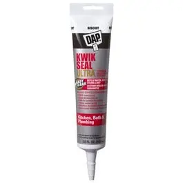 Kwik Seal Ultra Kitchen & Bath Sealant, Biscuit, 5.5-Oz. 1
