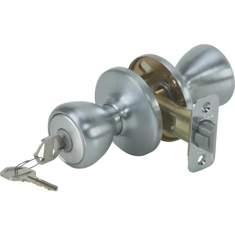 Kwikset Tylo Satin Chrome Entry Door Knob 1