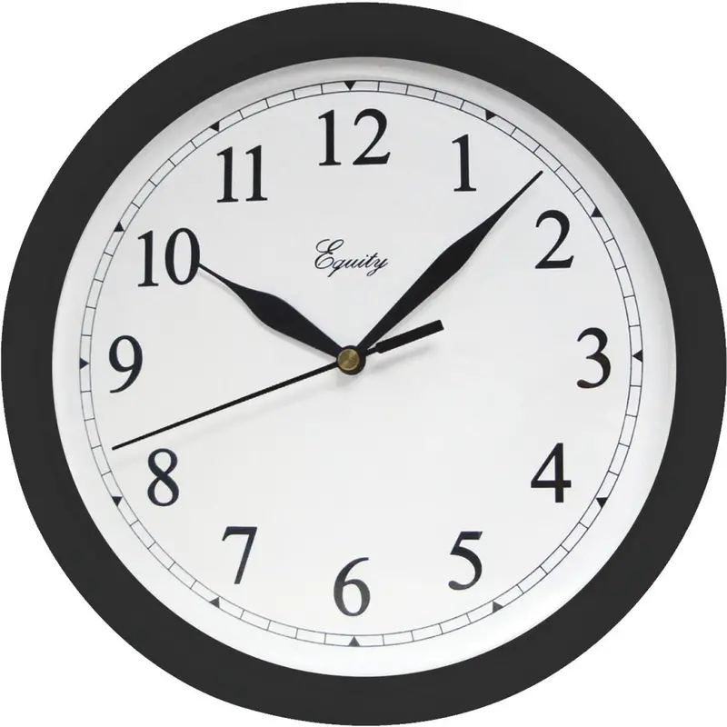 La Crosse Technology Equity Black Quartz Wall Clock 1