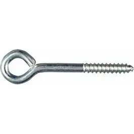 Lag Screw Eye, Zinc, 1/4 X 3-3/4-In. 1