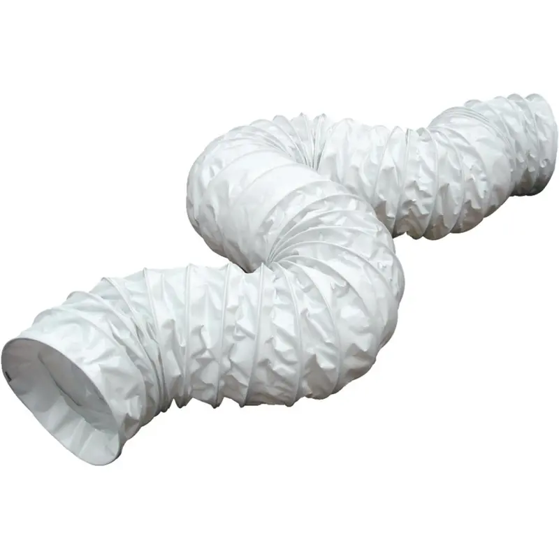 Lambro 4 In. Dia X 8 Ft. L White Vinyl Flexible Ducting 1