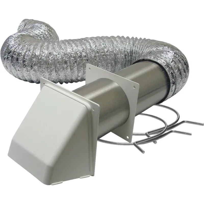Lambro White Outside Dryer Vent Kit (6-Piece) 1