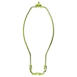 Lamp Harp, Polished Brass, 10-In. 1