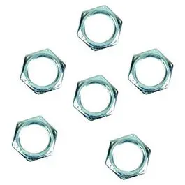 Lamp Hex Nut, Steel, 1/8 Ip, 6-Pk. 1