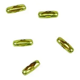Lamp Pull Chain Connector, Brass, #6, 5-Pk. 1