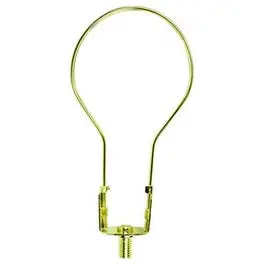 Lamp Shade Adapter, Clip-On, Brass Finish 1