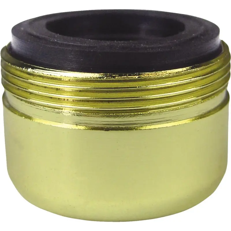 Lasco 1.8 Gpm 55/64 In. Male Dual Thread Aerator, Polished Brass 1