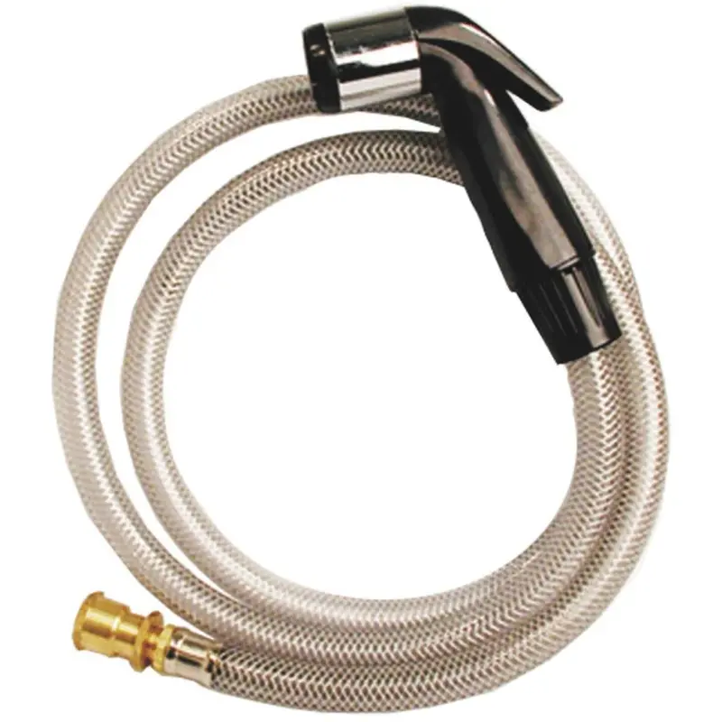 Lasco 48 In. Black Spray Head With Hose Sprayer 1