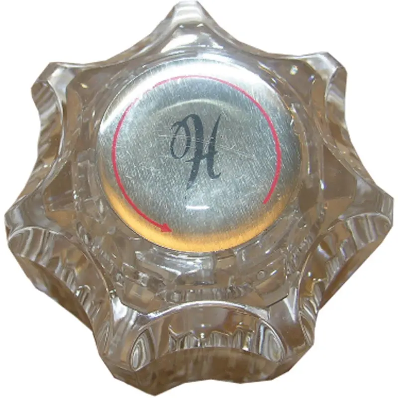 Lasco Delta Delex Hot Round Clear Tub & Shower Handle Kit 1