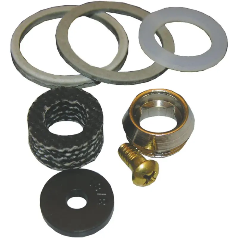 Lasco Pp Tub & Shower Stem Repair Kit W/Seat Rubber, Nylon & Brass Faucet Repair Kit 1
