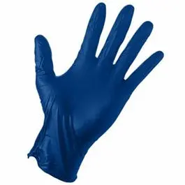 Latex Gloves, Heavy-Duty, Blue, Men's L, 50-Ct. 1