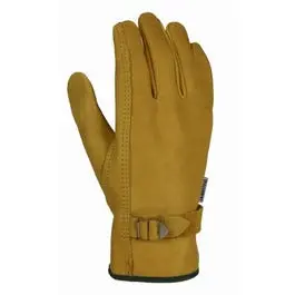 Leather Work Gloves, Tan Cowhide, Men's Xl 1
